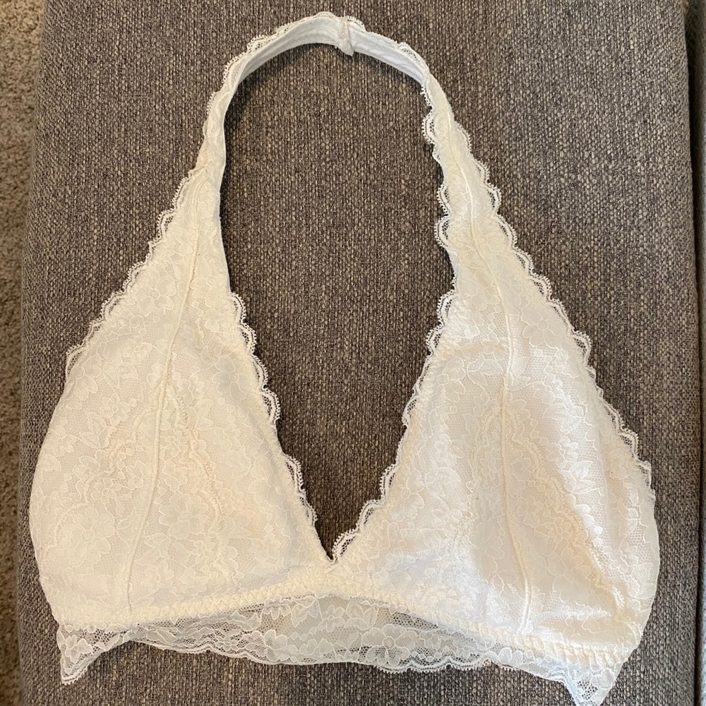 Gilly Hicks White Lace Bralette